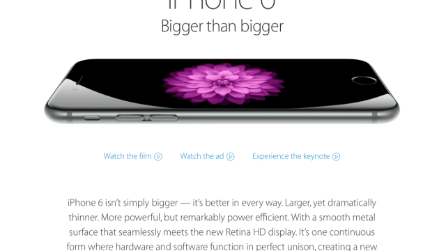 iPhone Landing Page